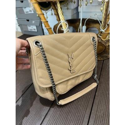 YS NUDE GÜMÜŞ ORTA BOY ÇANTA 