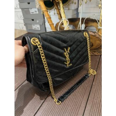 YS SİYAH GOLD ORTA BOY ÇANTA 