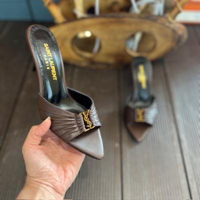 YSL ACI KAHVE TOPUKLU TERLİK 7CM