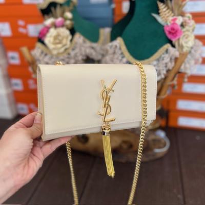 YSL EKRU KÜÇÜK BOY ÇANTA 