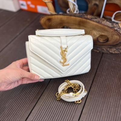 YSL KÜÇÜK BOY EKRU ÇANTA 