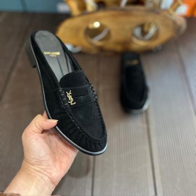 YSL SİYAH SÜET TERLİK 